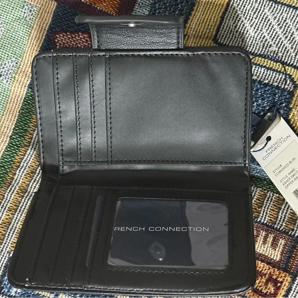French Connection Black Leather Accessory